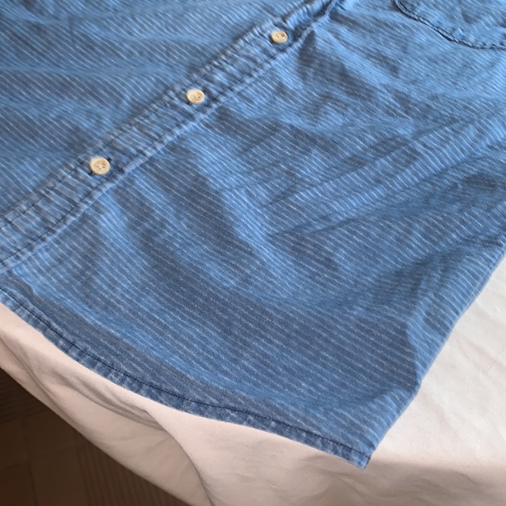 Blue Button Up - Picture 9 of 17